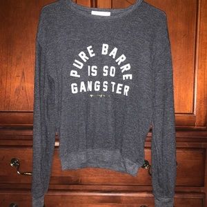 Pure Barre Spiritual Gangster Light Sweatshirt
